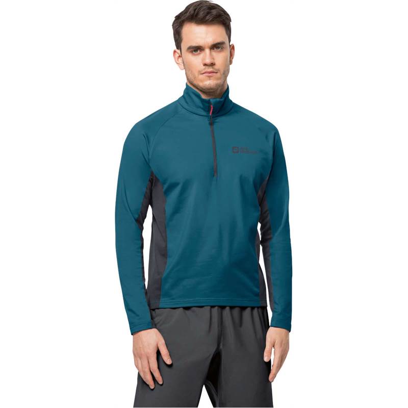 Jack Wolfskin Mens Morobbia Half-Zip T-Shirt-2